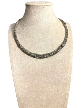 Vintage Premier Designs Heirloom Necklace Choker With 3” Extender